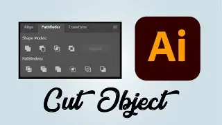 How to cut an object in Adobe Illustrator