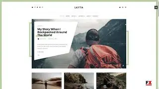 Liotta - a Responsive Blog Theme For WordPress      Archer Jayden