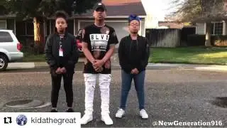 Kida the great and sisters dancing to killing it challenge(one dab this time remix)