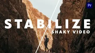 Learn how to quickly stabilize shaky videos using Adobe Premiere Pro