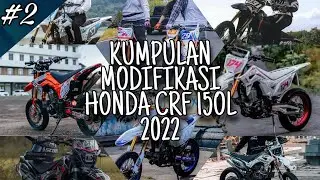 KUMPULAN MODIFIKASI SUPERMOTO HONDA CRF 150L TERKEREN DANTERBARU 2022 ||  #crf #sumo  #motovlog