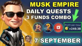 7 September Musk Empire Riddle of the day Rebus of the day Youtube episode code 37 musk empire combo