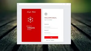 How To Design Attractive Login Page in Java using Netbeans | Unique Developer