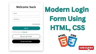 Create a Professional Login Form in 5 minutes