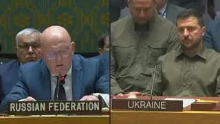 UN: Russias Nebenzya objects to Zelensky speaking first at Security Council | AFP