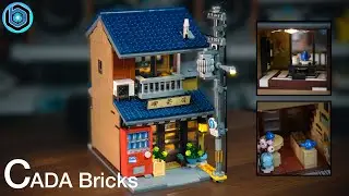 Cada Bricks Japanese Tea Shop | Speed Build | Lego Compatible