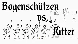 Kinderzeichentrick (NICHT FÜR KINDER) - Ritter gegen Bogenschützen