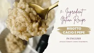 Risotto Cacio e Pepe (in English)