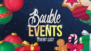 Bauble Events - Holiday Event List for StreamElements & StreamElements