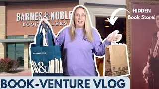 Come SHOPPING with me at bookstores! | BOOKSTORE ADVENTURE | Book store HIDDEN behind a SECRET DOOR!