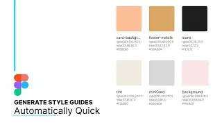 Create Style Guides Automatically in Figma