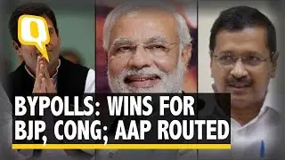 The Quint | Bypoll Results: BJP Wins 5, Cong Wins 3, Heavy Defeat for AAP