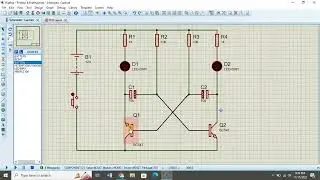 Flip-Flop Proteus #MenggambarTeknik