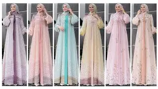 model gamis kondangan premium modern hijab cocok untuk lebaran dan kondangan✨trend busana viral 2024