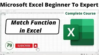 How to - Use MATCH Function in Excel #exceltips #exceltutorial