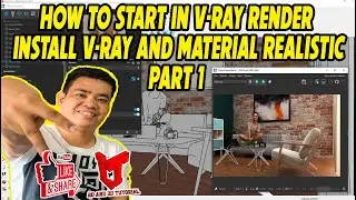 HOW TO START IN V-RAY RENDER (INSTALL V-RAY AND MATERIAL REALISTIC ) PART 1