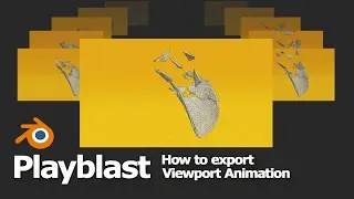 How to make Playblast in Blender 3 | Export Viewport Render Animation Preview
