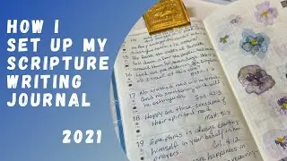 2021 Hobonichi Weeks - Scripture Writing Journal Setup