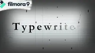 Wondershare Filmora: How to Create Typewriter effect !!