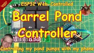 #254 Web-enabled ESP32 Pond 🐠 Pump Controller - on  my 📲 phone