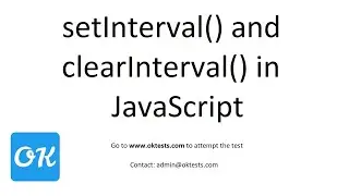 setInterval() & clearInterval() function in JavaScript an Example to Clear Interval after Sometimes