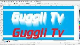 How to Make 3d  in coreldraw | guggli tv | How to use blend tools