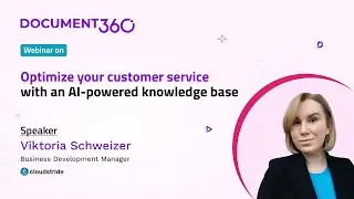 Optimize Your Customer Service with an AI-Powered Knowledge Base - Document360