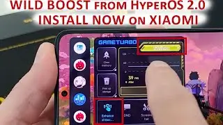 NEW feature Xiaomi Wild Boost  HyperOS 2.0 🎮  GAME TURBO and ENHANCED TOUCH CONTROLS