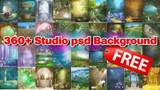 360+ New Studio Background PSD Bundle Pack !! HD Background for Photo Editing !! New Background