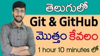 Github in Telugu | Complete Git & GitHub in 1 hour | Vamsi Bhavani | A to Z in Git Github