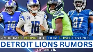 Detroit Lions Rumors: Amon-Ra St. Brown Injury, Lions Power Rankings + Lions vs. Seahawks Prediction