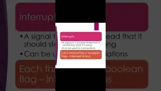 #java #threads #interrupts #programmingtips #shorts #codingexplained #codingtutorial