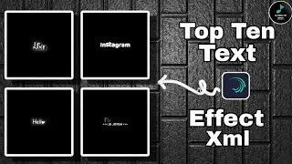 Top 10 Text Animation Presets|Trending Text Effect Alightmotion Xml|Text Effect Preset🍂 #jk_editz_05