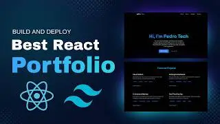 Build And Deploy a Personal Portfolio with ReactJS and TailwindCSS | React Beginner Tutorial