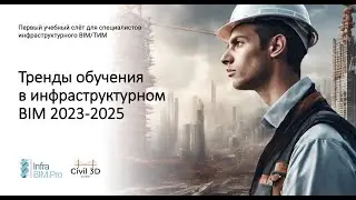 Тренды обучения в инфраструктурном BIM 2023-2025