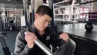 Тренировка Дмитрия Бивола для нокаутирующего удара. Dmitry Bivol's training for a knockout blow.