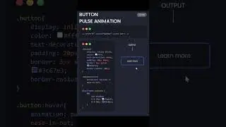 Css button animation. 