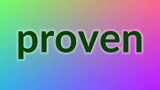 Proven - 14 English Vocabulary Flashcards