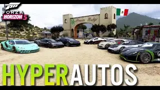 REUNIÓN Y CONVOY DE HIPERAUTOS EN EL HOTEL BALDERRAMA... Forza Horizon 5 México.