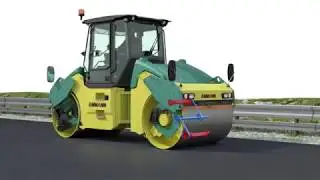 Как устроена осцилляция на дорожном катке? / AMMANN / Oscillation Technology