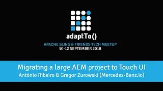 Migrating a Large AEM Project to TouchUI