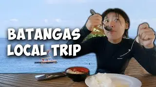 Joining the local Batangas tour (Filipino food / free diving)