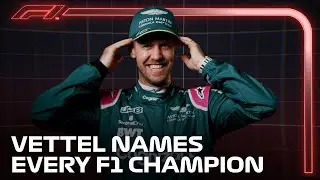 Sebastian Vettel Names EVERY F1 Champion in Grill The Grid!