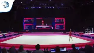 Axelle KLINCKAERT (BEL) - 2018 Artistic Europeans, qualification floor