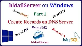 hMailServer - Part 1 - Create the Necessary Records (A, MX, PTR, SPF, DMARC) for hMailServer