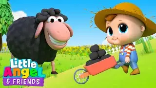 Baa Baa Black Sheep | Classic Nursery Rhyme | Little Angel And Friends Kid Songs