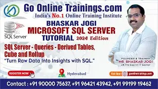 SQL Server - Queries - Derived Tables, Cube and Rollup