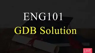 ENG101 GDB Solution | 100% Correct Solution | VU Mentor