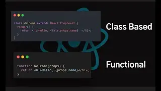 React Components | Functional & Class Based Components