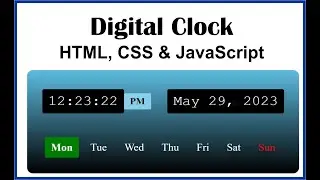 Digital Clock  JavaScript